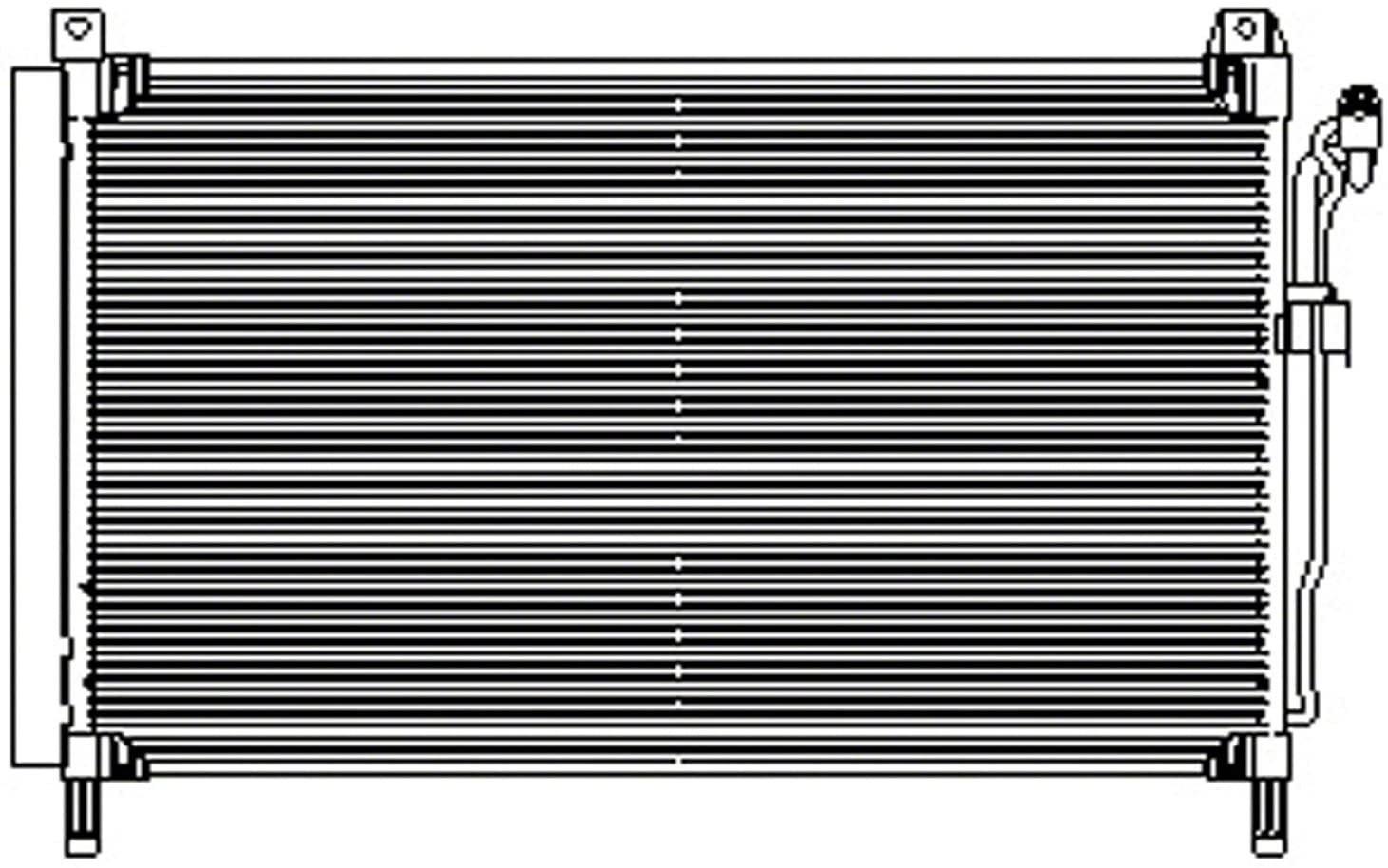 OE Replacement NISSAN MURANO A/C Condenser (Partslink Number NI3030177)