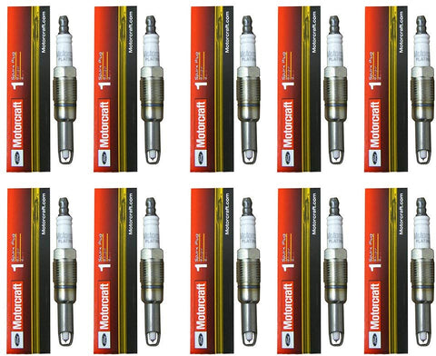 Set of 10 OEM Platinum Spark Plugs