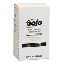 GOJO NATURAL ORANGE Pumice Hand Cleaner, 2000 mL Quick Acting Lotion Hand Cleaner with Pumice Refill for GOJO PRO TDX Dispenser (Pack of 4) - 7255-04,White