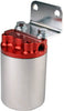 Aeromotive 12318 100 Micron Red Polished Canister Fuel Filter