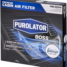 Purolator PBC35519 PurolatorBOSS Premium Cabin Air Filter with Febreze Freshness