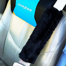 Zone Tech Car Seat Belt Comfortable Soft Shoulder Pad - 4-Pack Classic Black Premium Quality Seat Belt Comfortable Soft Shoulder Pad