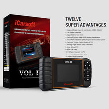 iCarsoft Volvo/SAAB OBD-II Multi Systems Scanner Tool, SRS ABS Engine Oil Reset, EPB i906-II New Version