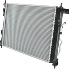 Radiator Assembly Plastic Tanks Aluminum Core Direct Fit for Hyundai Accent Rio