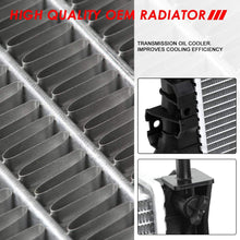 Replacement for Ford Edge/Lincoln MKX 1-1/2 inches Inlet OE Style Aluminum Direct Replacement Racing Radiator
