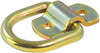 CURT 83740 3 x 3-Inch Surface-Mounted Trailer D-Ring Tie Down Anchor, 11,000 lbs Break Strength