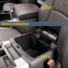 JDMCAR Compatible with 2009-2018 Dodge RAM 1500/2500 / 3500 Trucks Lower Center Console Organizer Insert ABS Black Materials Tray, Armrest Box Secondary Storage (Full Console w/Bucket Seats ONLY)