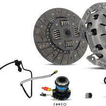 Clutch And Slave Kit With Pre-BClutch Master Cylinder and Line Assembly Compatible With Ranger B2300 B2500 B3000 1995-2011 2.3L L4 2.5L L4 3.0L V6 (Self Adjusting Plate; 07-116S)