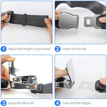 Coolrunner Adjustable 7-32" Airplane Seatbelt Extender - FITS All Airlines - Free Carrying Case