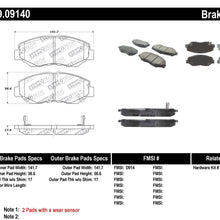 StopTech 309.09140 Street Performance Front Brake Pad