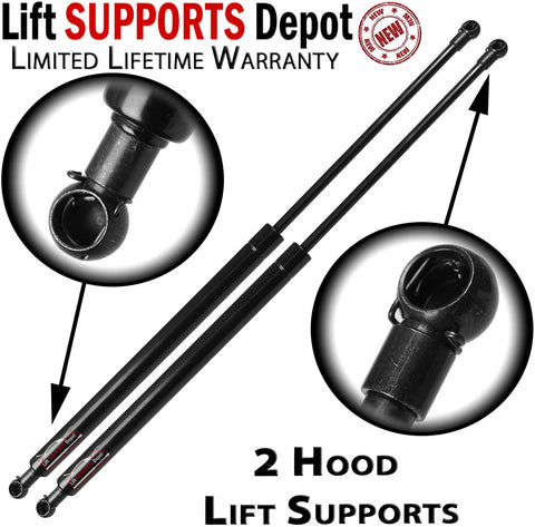 Qty (2) Fits Accord 2013 To 2017 Front Hood Lift Supports