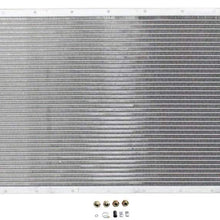 For Ford Expedition Radiator 1999 00 01 2002 | 4.6L / 5.4L Engine | 1-Row Core | Plastic Tank | Aluminum Core | 24.94 x 16.88 x 1 in. Core Size | FO3010142 | YL1Z8005CA