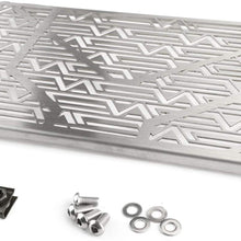 MadHornets Motorcycle Radiator Grille Guard Cover for Kawasaki Ninja 400 2018 Black