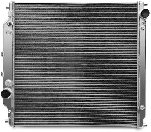 New 2 Row Aluminum Radiator Compatible For Ford F250 F350 F450 6.0L Diesel Powerstroke Engine 2003-2007 MT/AT