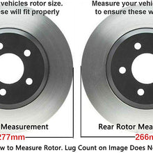 Detroit Axle - 277mm Front & 266mm Rear Drilled Slotted Disc Brake Kit Rotors w/Ceramic Pads w/Hardware & Brake Kit for 2005-2006 Saab 9-2X - [2004-2007 Impreza Outback Sport & 2.5i]