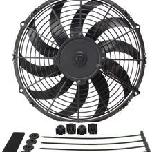 Derale 16112 12" Diameter H.O. Extreme Electric Fan