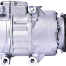 New Mando 10A1446 AC Compressor with Clutch Original Equipment (Pre-filled Oil)