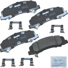 Bendix Premium Copper Free CFM1159 Premium Copper Free Semi-Metallic Brake Pad (with Installation Hardware Front)