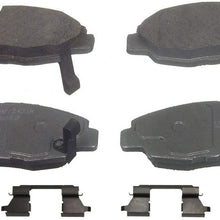 Wagner ThermoQuiet QC465A Ceramic Disc Pad Set With Installation Hardware, Front