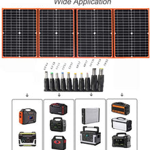 XINPUGUANG 80W 12V Foldable Solar Panel Kit Portable Solar Charger USB DC Output for RV/Camping/Portable Power Station/Cell Phone/car Battery/Power Bank…