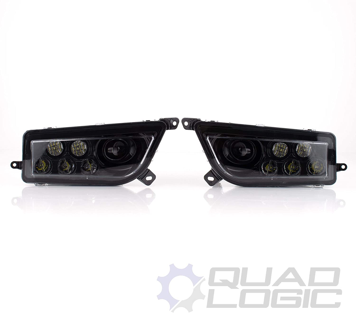 Polaris RZR 900 1000 EFI Blackout HeadLight LED (PAIR) - 2412335 2412336