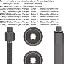 6764A Inner Axle Seal Installer Set Alt ST-190 for Jeep Vehicles with Dana Model 30 Non-disconnect Front Axles 1994-1996, with 6797 & 6798