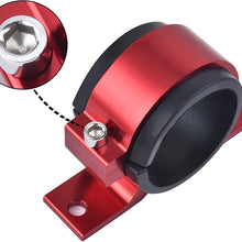 EVIL ENERGY 50mm car Oil/Fuel/Gas Pump Mounting Bracket Single Filter Clamp Cradle Black