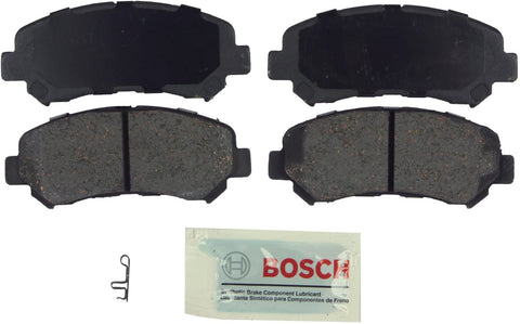 Bosch BE1338 Blue Disc Brake Pad Set for Nissan: 2014-15 Juke, 2009-16 Maxima, 2008-13 Rogue, 2014-15 Rogue Select, 2007-12 Sentra; SUZUKI: 2010-13 Kizashi - FRONT