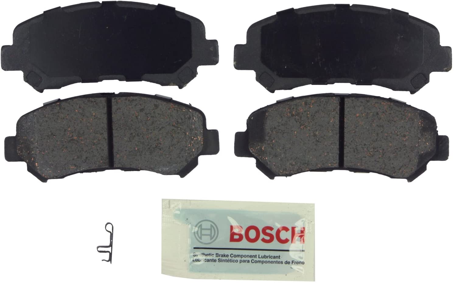 Bosch BE1338 Blue Disc Brake Pad Set for Nissan: 2014-15 Juke, 2009-16 Maxima, 2008-13 Rogue, 2014-15 Rogue Select, 2007-12 Sentra; SUZUKI: 2010-13 Kizashi - FRONT