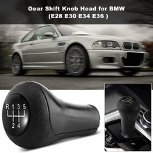 Acouot Rubber 5 Speed Gear Shift Knob Head All New Replacement Part For Car BMW E28 E30 E34 E36 Black