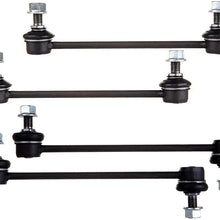 ECCPP Front Rear Stabilizer Sway Bar Links fit for 2005 2006 2007 2008 2009 2010 Kia Sportage Hyundai Tucson 6pcs K80511 K80510