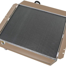 CoolingSky 4 Row Engine Aluminum Radiator for 1949-1954 Chevy Bel Air, Sedan Delivery, Styleline Deluxe 3.5 3.8 3.9