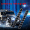 2X 60 LED Car DRL Light Bar Brake Flowing Turn Signal Stop Tail Strip Lamp Truck with Red+Yellow