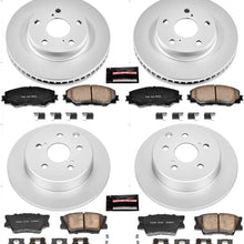 Power Stop KOE4100 Autospecialty Front and Rear Replacement Brake Kit-OE Brake Rotors & Ceramic Brake Pads