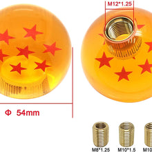 Universal 7 Stars Dragon Ball Z Gear Shift Knob 4 5 6 Speed Dragon Ball Z Gear Shift Knob Round Fit for Toyota Honda Infiniti Lexus Mazda Mitsubishi Mustang Nissan Scion Subaru Acura Jetta
