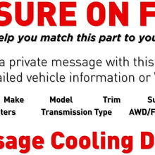 Radiator - Cooling Direct For/Fit 13641 17-20 Chrysler Pacifica Without Towing Package Plastic Tank/Aluminum Core