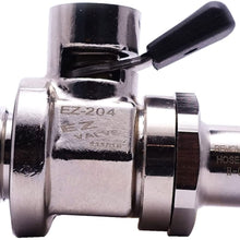 EZ-204(3/4"-16 UNF) EZ Oil Drain Valve with removable Straight Hose End(H-002) Combo