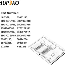 Aupoko 89035113 LAD5GL Xenon HID Ballast for Cadillac CTS SRX Audi BMW E81 E87 Volvo, 4 Pins HID Headlight Headlamp Control Unit Assembly, Replaces# 3D0 907 391B 3D0907391B