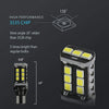 T10 921 912 LED Reverse Back Up 3RD Brake High Mount Stop Light Bulbs 6000K White 60W High Power 3535 Chip