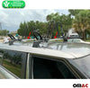 Roof Rack Crossbars Fits Kia Soul 2014-2019 | Luggage Kayak Cargo Hard-Shell Carrier | Aluminum Rooftop of Your Car or SUV | Silver 2 Pcs.