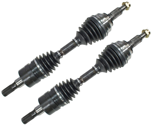 DTA DT1258025801 Front Driver and Passenger Side Premium CV Axles (New Drive Axle Assemblies - 2 pcs Fits 2006-2010 Hummer H3, H3T OEM Replacement