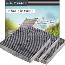 2 Pack Cabin Air Filter for Toyota/Lexus/Mazda,Replacement for 87139-0E040,87139-0E040,TK48-61-J6X