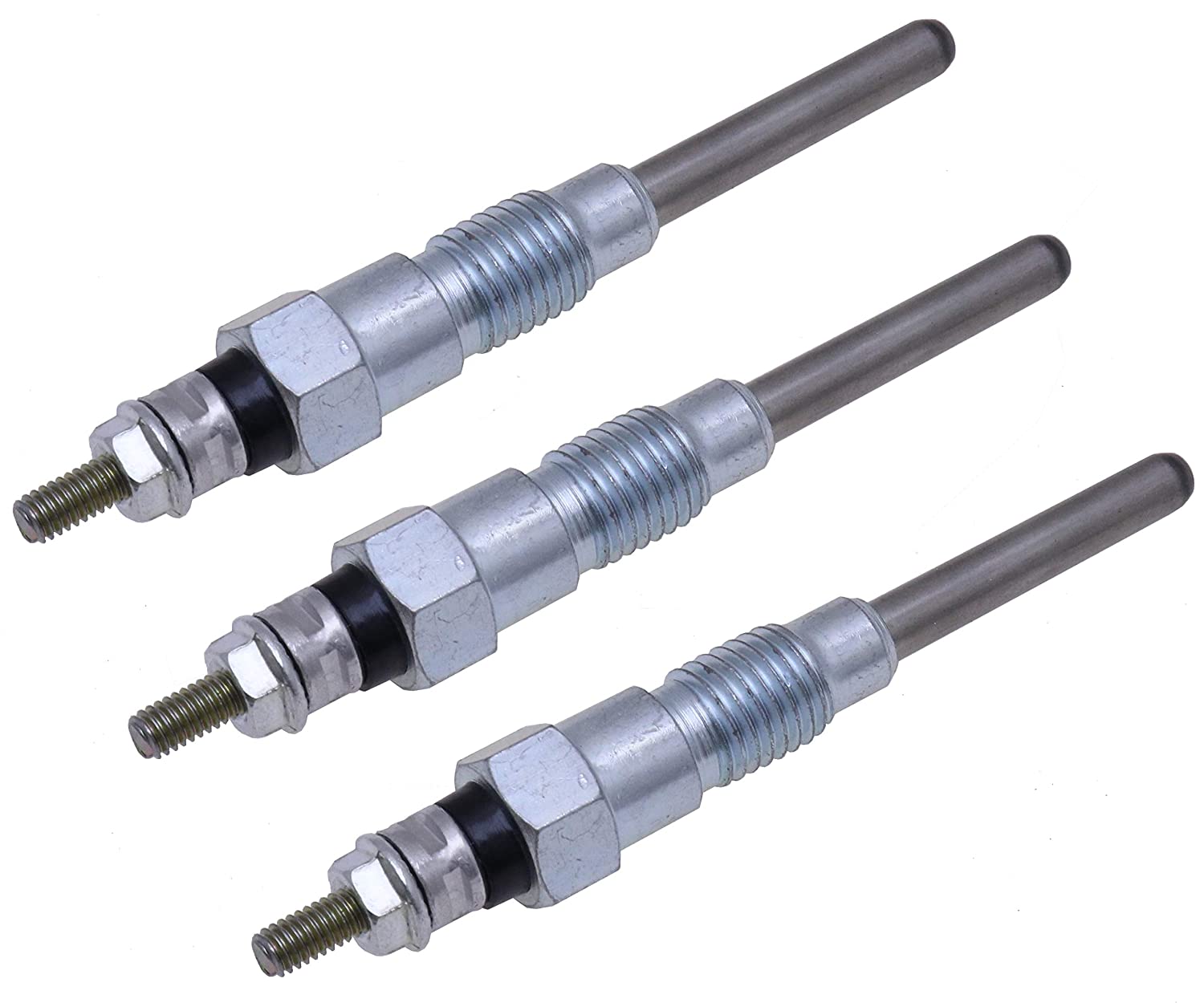 3PCS 19077-65510 19077-65512 Glow Plug for Kubota V2203 V2203-E V2203-A D1803 D1703 D1503 D1403 KX121-2S KX121-3