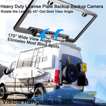 LeeKooLuu WiFi Digital Wireless Backup Camera for iPhone/Android, IP69 Waterproof Car License Plate Frame Camera for Cars,Trucks,SUVs Pickups,Vans LK8