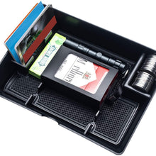JDMCAR Dash Center Console Table Storage Tray Compatible with Ford F150 (2015-2019 2020) Accessories and（2018-2020） Ford Expedition,Instrument Organizer ABS Black Materials Anti-Slip Rubber Pad