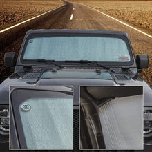 Windshield Sunshade Sun Shade Heat Shield Sun Visor Mat for 2018 2019 Jeep Wrangler Rubicon Sahara JL 2 Door & 4 Door …