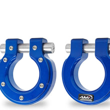 All Sales AMI 8814B-2 Demon V2 - Round D-Ring Blue, 1 Pack
