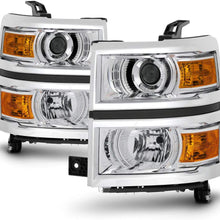 ACANII - For 2014-2015 Chevy Silverado 1500 Pickup Projector Headlights Headlamps Driver + Passenger Side