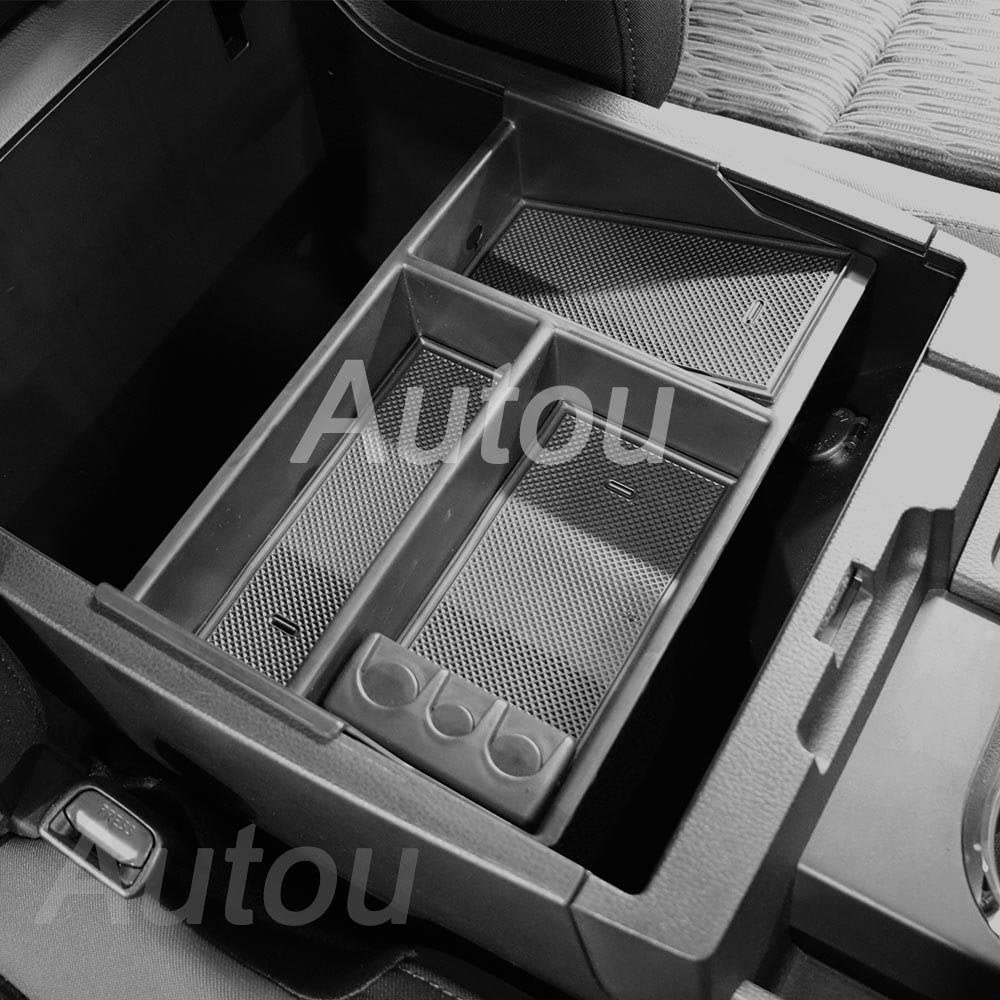 Autou Car Center Console Organizer Tray for Toyota Tundra(2007-2018), Sequoia(2008-2018)