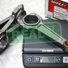 Manley Turbo Tuff Mitsu 156mm Long Rod 6.142" 4G63T 6 bolt w 7 bolt Pistons